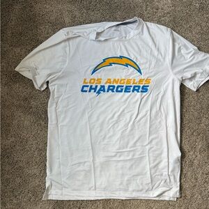 NFL Los Angeles Chargers White and Blue Tee